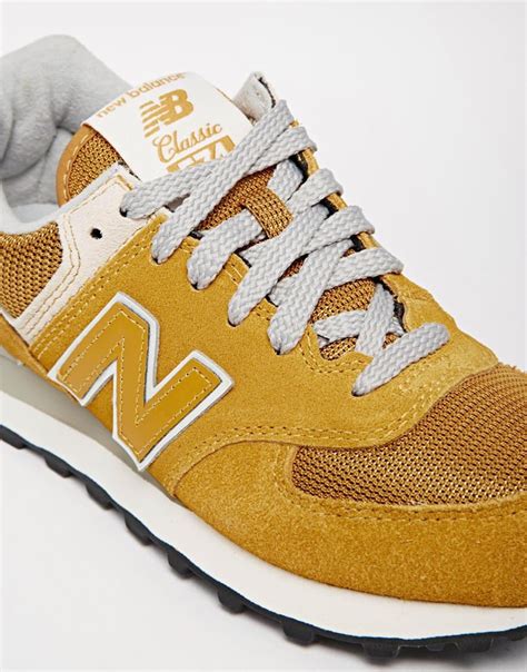 new balance sneakers yellow|More.